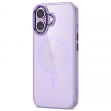 Carcasa Tech-Protect MagMat cu Magsafe compatibila cu iPhone 17, Clear / Purple