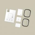 Set 2 protectii sticla securizata Tech-Protect Glass Ring compatibila cu Apple Watch Ultra 49mm, Argintiu 3 - lerato.ro