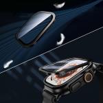 Protectie sticla transparenta Tech-Protect Glass Ring compatibila cu Apple Watch Ultra 49mm, Black 4 - lerato.ro