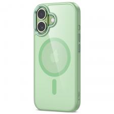 Carcasa Tech-Protect MagMat cu Magsafe compatibila cu iPhone 17, Clear / Green