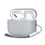 Carcasa Tech-Protect Silicone compatibila cu Apple AirPods Pro 3, Gri 3 - lerato.ro