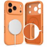 Carcasa Tech-Protect Silicone cu MagSafe compatibila cu iPhone 17 Pro, Cosmic Orange 3 - lerato.ro