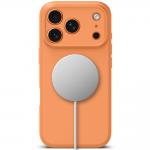 Carcasa Tech-Protect Silicone cu MagSafe compatibila cu iPhone 17 Pro, Cosmic Orange 4 - lerato.ro