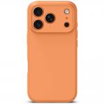 Carcasa Tech-Protect Silicone cu MagSafe compatibila cu iPhone 17 Pro, Cosmic Orange 2 - lerato.ro