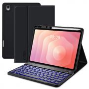 Husa cu tastatura Tech-Protect SC Pen compatibila cu Samsung Galaxy Tab S11, 11 inch, Negru