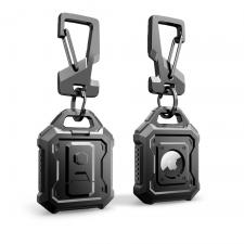 Husa tip breloc Tech-Protect Kevlar Pro compatibila cu Apple AirTag, Negru