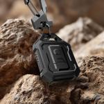 Husa tip breloc Tech-Protect Kevlar Pro compatibila cu Apple AirTag, Negru 3 - lerato.ro