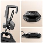 Husa tip breloc Tech-Protect Kevlar Pro compatibila cu Apple AirTag, Negru 5 - lerato.ro