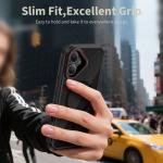 Carcasa Tech-Protect MagHybrid cu MagSafe compatibila cu iPhone 17, Negru 6 - lerato.ro