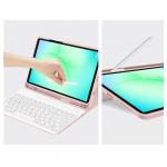 Husa cu tastatura Tech-Protect SmartCase Pen compatibila cu Samsung Galaxy Tab A9 / A11 (X110 / X115 / X133 / X135) 8.7 inch, Roz 10 - lerato.ro