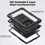 Carcasa Tech-Protect Solid360 compatibila cu Samsung Galaxy Tab A9 Plus / A11 Plus X210 / X215 / X216 / X230 / X235 / X236, 11 inch, Negru 5 - lerato.ro