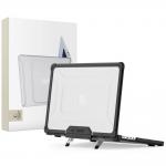Carcasa laptop Tech-Protect SmartShell Pro compatibila cu MacBook Pro 14 M1 / M2 / M3 / M4 / M5 (2021-2025), Transparent / Negru 3 - lerato.ro