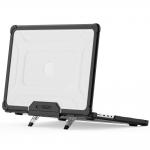 Carcasa laptop Tech-Protect SmartShell Pro compatibila cu MacBook Pro 14 M1 / M2 / M3 / M4 / M5 (2021-2025), Transparent / Negru 2 - lerato.ro