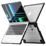 Carcasa laptop Tech-Protect SmartShell Pro compatibila cu MacBook Pro 14 M1 / M2 / M3 / M4 / M5 (2021-2025), Transparent / Negru 4 - lerato.ro