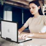 Carcasa laptop Tech-Protect SmartShell Pro compatibila cu MacBook Pro 14 M1 / M2 / M3 / M4 / M5 (2021-2025), Transparent / Negru 10 - lerato.ro