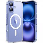 Carcasa Tech-Protect Flex cu MagSafe compatibila cu iPhone 16, Transparent 2 - lerato.ro