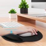 Mousepad Tech-Protect A200 cu suport pentru incheietura din gel, Textil, 25 x 22.5 cm, Negru 7 - lerato.ro