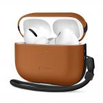 Carcasa Tech-Protect NaturalFit compatibila cu Apple AirPods Pro 3, Maro 4 - lerato.ro