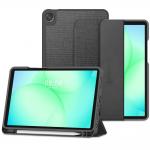 Husa Tech-Protect SmartCase Canvas compatibila cu Samsung Galaxy Tab A9 Plus / A11 Plus (X210 / X215 / X216 / X230 / X235 / X236) 11 inch, Gri 4 - lerato.ro