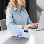 Suport universal pentru telefon Tech-Protect MMR500 Magnetic Ring, Compatibil Magsafe, Baby Blue 6 - lerato.ro