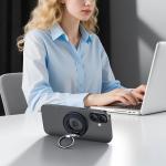 Suport universal pentru telefon Tech-Protect MMR500 Magnetic Ring, Compatibil Magsafe, Navy Blue 6 - lerato.ro