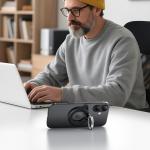 Suport universal pentru telefon Tech-Protect MMR500 Magnetic Ring, Compatibil Magsafe, Negru 7 - lerato.ro