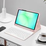 Husa cu tastatura Tech-Protect SmartCase Pen compatibila cu Samsung Galaxy Tab A9 Plus / A11 Plus (X210 / X215 / X216 / X230 / X235 / X236) 11 inch, Roz 4 - lerato.ro