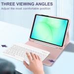 Husa cu tastatura Tech-Protect SmartCase Pen compatibila cu Samsung Galaxy Tab A9 Plus / A11 Plus (X210 / X215 / X216 / X230 / X235 / X236) 11 inch, Roz 9 - lerato.ro