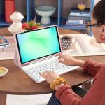 Husa cu tastatura Tech-Protect SmartCase Pen compatibila cu Samsung Galaxy Tab A9 Plus / A11 Plus (X210 / X215 / X216 / X230 / X235 / X236) 11 inch, Roz 10 - lerato.ro