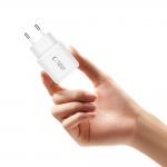 Incarcator retea Tech-Protect NCA45W-GAN, 1x USB-C, 1x USB-A, Power Delivery 45W, Alb 6 - lerato.ro