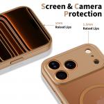 Carcasa Tech-Protect BasicMag cu MagSafe compatibila cu iPhone 17 Pro Max, Maro 5 - lerato.ro