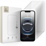 Set 10 folii sticla Tech-Protect compatibile cu iPhone 13 / 13 Pro / 14 / 16E, Transparent 2 - lerato.ro
