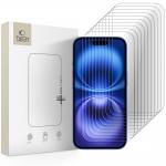 Set 10 folii sticla Tech-Protect compatibile cu iPhone 15 / 15 Pro / 16, Transparent 2 - lerato.ro