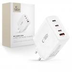 Incarcator retea Tech-Protect NC120W-GAN, 3x USB-C, 1x USB-A, Power Delivery 120W, Alb 3 - lerato.ro