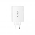 Incarcator retea Tech-Protect NC120W-GAN, 3x USB-C, 1x USB-A, Power Delivery 120W, Alb 4 - lerato.ro