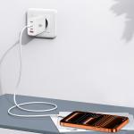 Incarcator retea Tech-Protect NC120W-GAN, 3x USB-C, 1x USB-A, Power Delivery 120W, Alb 8 - lerato.ro