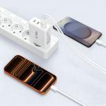 Incarcator retea Tech-Protect NC120W-GAN, 3x USB-C, 1x USB-A, Power Delivery 120W, Alb 9 - lerato.ro