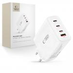 Incarcator retea Tech-Protect NC140W-GAN, 3x USB-C, 1x USB-A, Power Delivery 140W, Alb 3 - lerato.ro