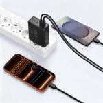 Incarcator retea Tech-Protect NC140W-GAN, 3x USB-C, 1x USB-A, Power Delivery 140W, Negru 8 - lerato.ro