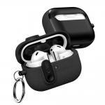 Carcasa Tech-Protect Slim Hook compatibila cu Samsung Galaxy Buds 3 / 3 Pro / 3 FE, Negru 4 - lerato.ro