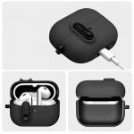 Carcasa Tech-Protect Slim Hook compatibila cu Samsung Galaxy Buds 3 / 3 Pro / 3 FE, Negru 5 - lerato.ro