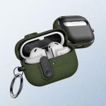 Carcasa Tech-Protect Slim Hook compatibila cu Samsung Galaxy Buds 3 / 3 Pro / 3 FE, Verde 4 - lerato.ro