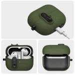 Carcasa Tech-Protect Slim Hook compatibila cu Samsung Galaxy Buds 3 / 3 Pro / 3 FE, Verde 6 - lerato.ro