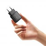 Incarcator retea Tech-Protect NC45W-GAN, 1x USB-C, 1x USB-A, Power Delivery 45W, Cablu USB-C la USB-C de 1m inclus, Negru 7 - lerato.ro