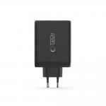 Incarcator retea Tech-Protect NC200W-GAN, 3x USB-C, 1x USB-A, Power Delivery 200W, Negru 4 - lerato.ro