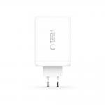 Incarcator retea Tech-Protect NC240W-GAN, 3x USB-C, 1x USB-A, Power Delivery 240W, Alb 4 - lerato.ro
