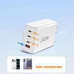 Incarcator retea Tech-Protect NC240W-GAN, 3x USB-C, 1x USB-A, Power Delivery 240W, Alb 7 - lerato.ro