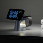 Statie de incarcare 3 in 1 Tech-Protect QI2.2-25W-A48, Putere 25W, 3.5A, Compatibil MagSafe, USB-C, Dark Grey 11 - lerato.ro