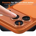Folie protectie camera foto Tech-Protect Camfull Fit Plus compatibila cu iPhone 17 Pro, Transparent 4 - lerato.ro