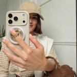 Suport universal pentru telefon Tech-Protect MMR700 Lamano, Compatibil MagSafe, Titan / Gold 7 - lerato.ro